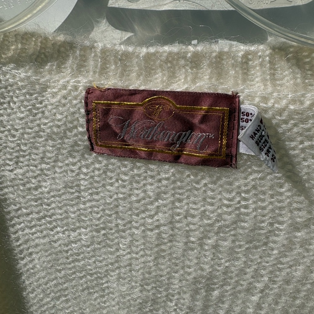 Vintage Worthington Mohair Blend precious Cardigan with Pockets Women's soft M - Picture 4 of 9